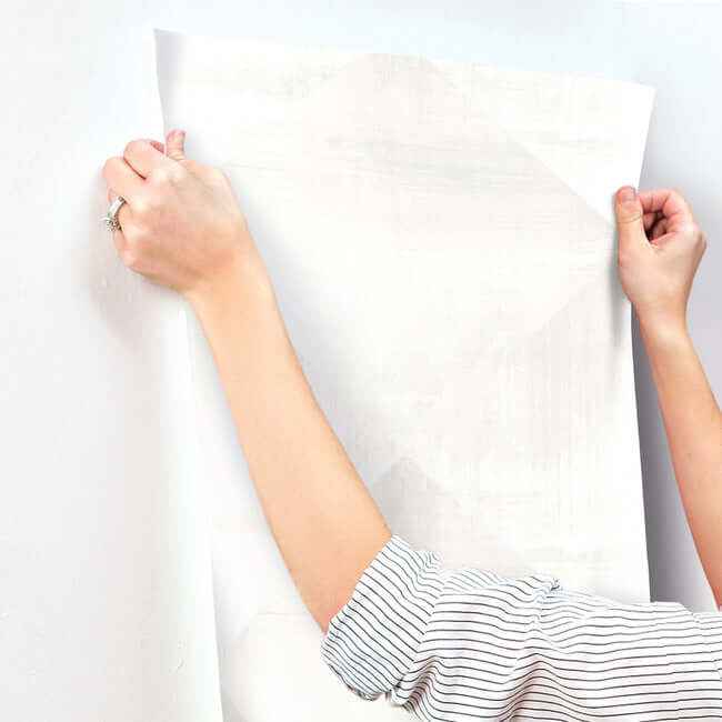 In Clay White Wallpaper - York Wallcoverings - CC1216 - York Wallcoverings Wallpaper