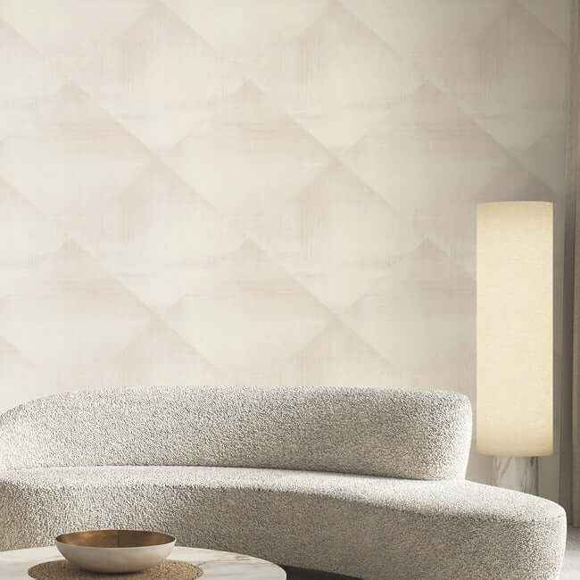 In Clay Beige Wallpaper - York Wallcoverings - CC1214