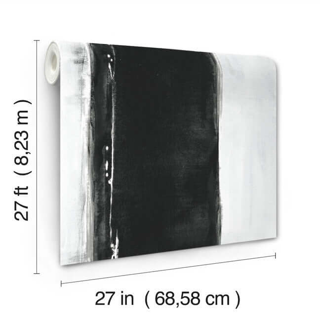 ink-wash-wallpaper-blackwhite-york-wallcoverings-cc1271 - York Wallcoverings Wallpaper