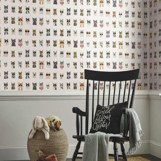 cool-cats-premium-peel-stick-wallpaper-multi-white-york-wallcoverings-psw1463rl