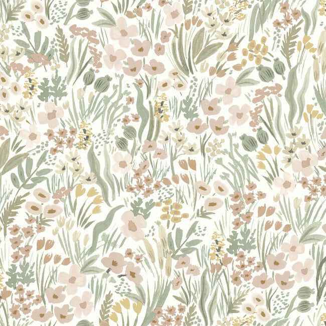 Lea Blush Peel & Stick Wallpaper - York Wallcoverings - PSW1466RL - York Wallcoverings Wallpaper