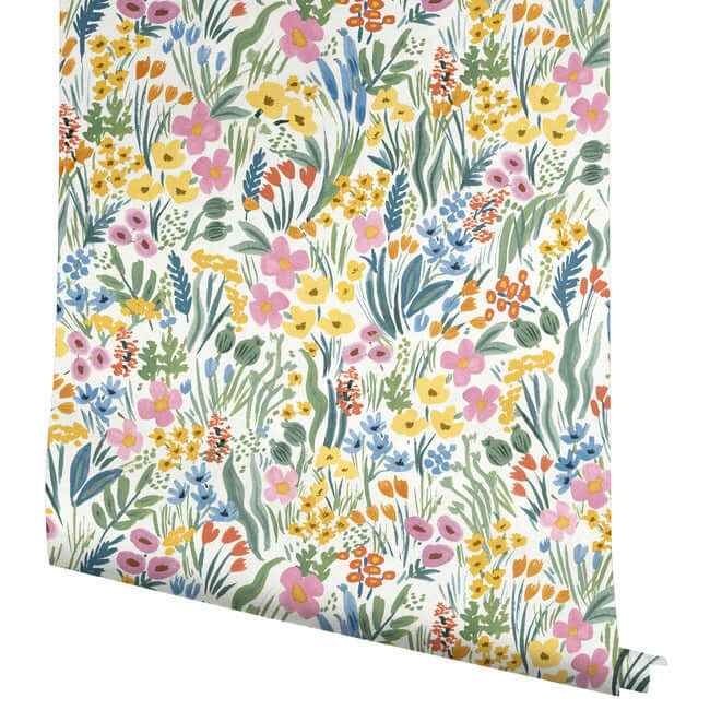 Lea White Peel & Stick Wallpaper - York Wallcoverings - PSW1465RL - York Wallcoverings Wallpaper