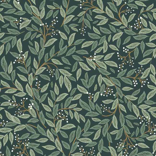 Willowberry Emerald Peel & Stick Wallpaper - York Wallcoverings - PSW1471RL