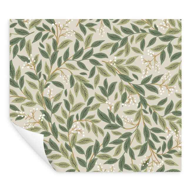 Willowberry Linen Peel & Stick Wallpaper - York Wallcoverings - PSW1473RL - York Wallcoverings Wallpaper