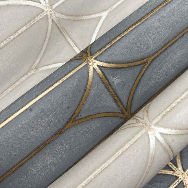 Pavilion Taupe Peel & Stick Wallpaper - York Wallcoverings - PSW1411RL - York Wallcoverings Wallpaper