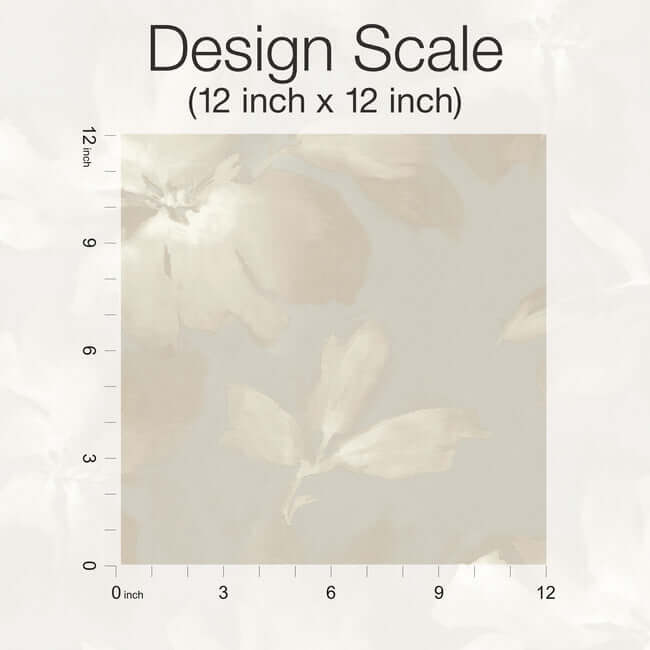 midnight-blooms-premium-peel-stick-wallpaper-neutral-york-wallcoverings-psw1414rl - York Wallcoverings Wallpaper