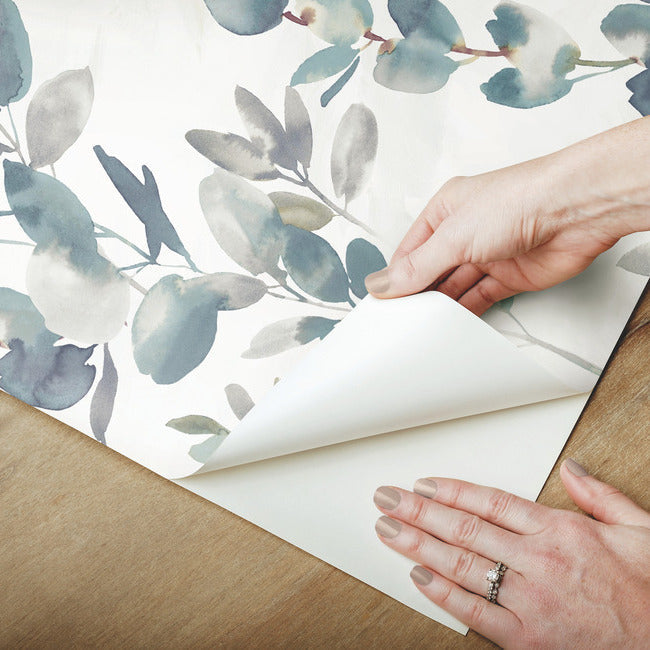 joyful-eucalyptus-premium-peel-stick-wallpaper-navy-york-wallcoverings-psw1431rl