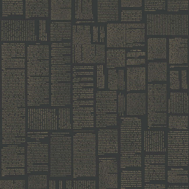crafted-editorial-black-gold-metallic-wallpaper-york-wallcoverings-psw1496rl - York Wallcoverings Wallpaper