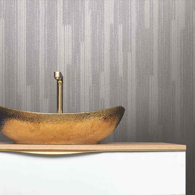 Newel Aluminum Wallpaper - York Wallcoverings - RRD7624N - York Wallcoverings Wallpaper