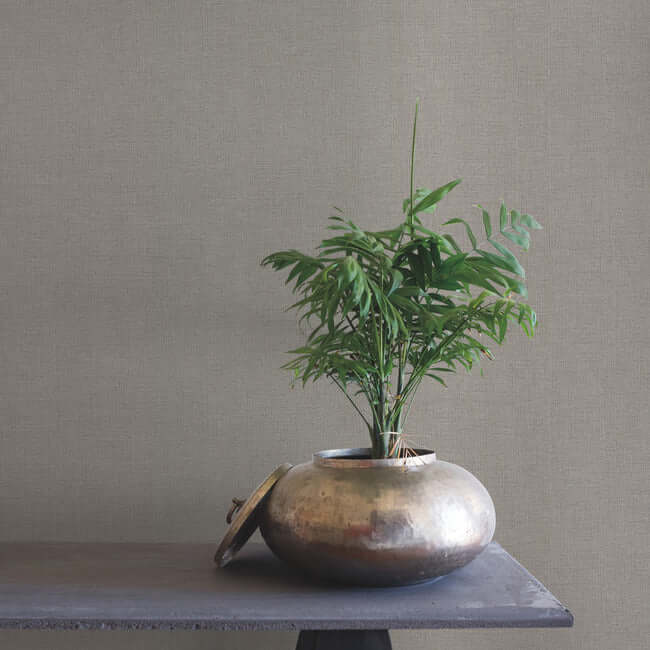 rugged-linen-high-performance-wallpaper-shale-york-wallcoverings-rrd7640 - York Wallcoverings Wallpaper