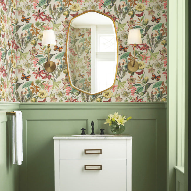butterfly-house-wallpaper-light-taupe-coral-york-wallcoverings-bl1724
