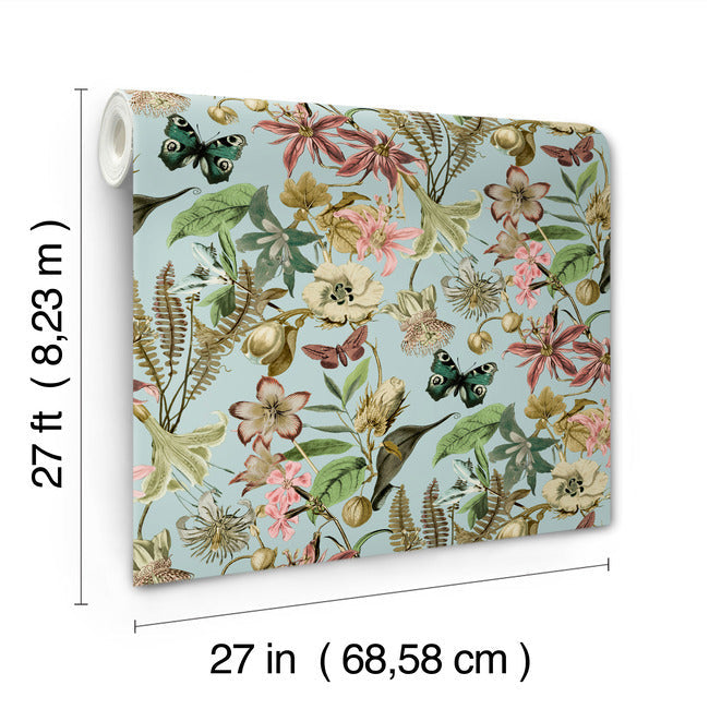 butterfly-house-wallpaper-sky-blue-york-wallcoverings-bl1725