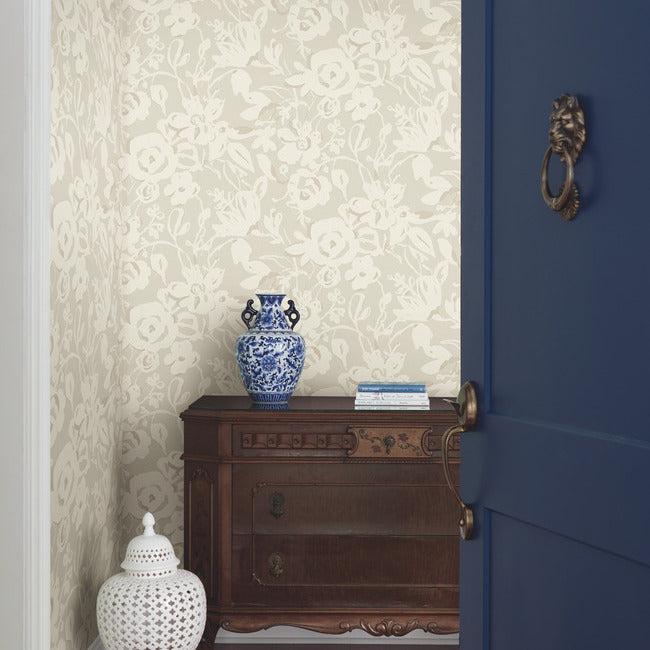 brushstroke-floral-wallpaper-taupe-york-wallcoverings-bl1735
