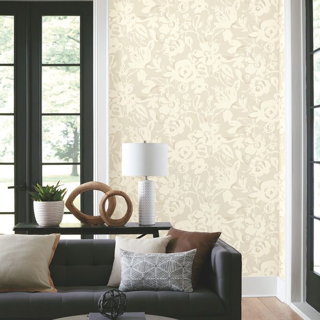 brushstroke-floral-wallpaper-taupe-york-wallcoverings-bl1735