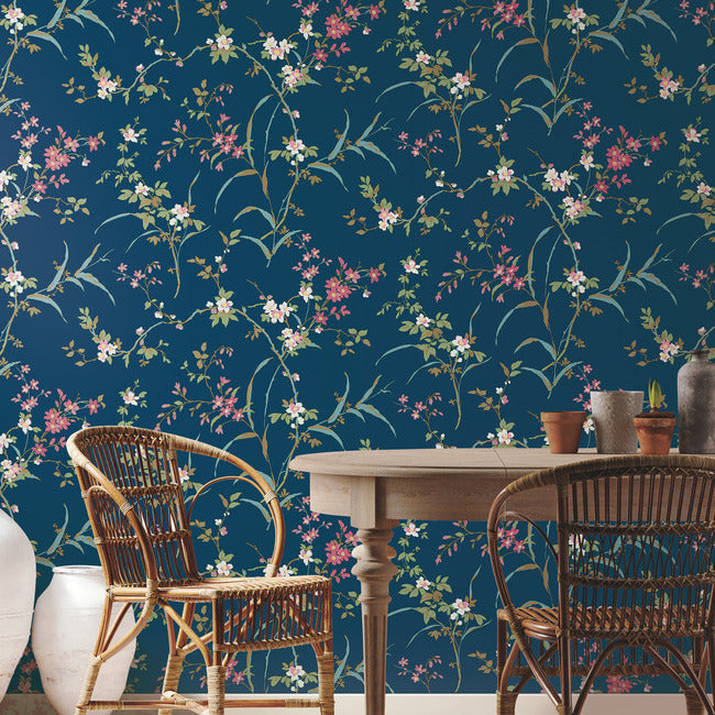 blossom-branches-wallpaper-navy-york-wallcoverings-bl1745