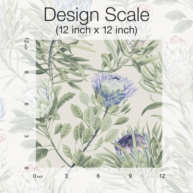 protea-wallpaper-cream-blue-york-wallcoverings-bl1753