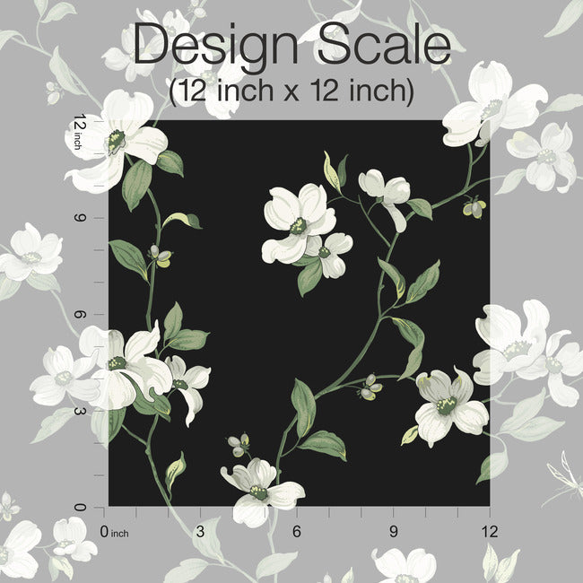 dogwood-wallpaper-black-york-wallcoverings-bl1764