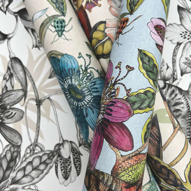 rainforest-cream-wallpaper-york-wallcoverings-bl1704 - York Wallcoverings Wallpaper