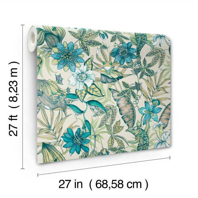 rainforest-wallpaper-cream-green-multi-york-wallcoverings-bl1705