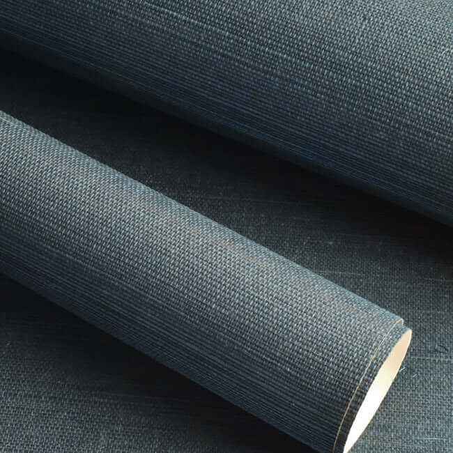 Sisal Twill Grasscloth Teal Wallpaper - York Wallcoverings - CL1029 - York Wallcoverings Wallpaper
