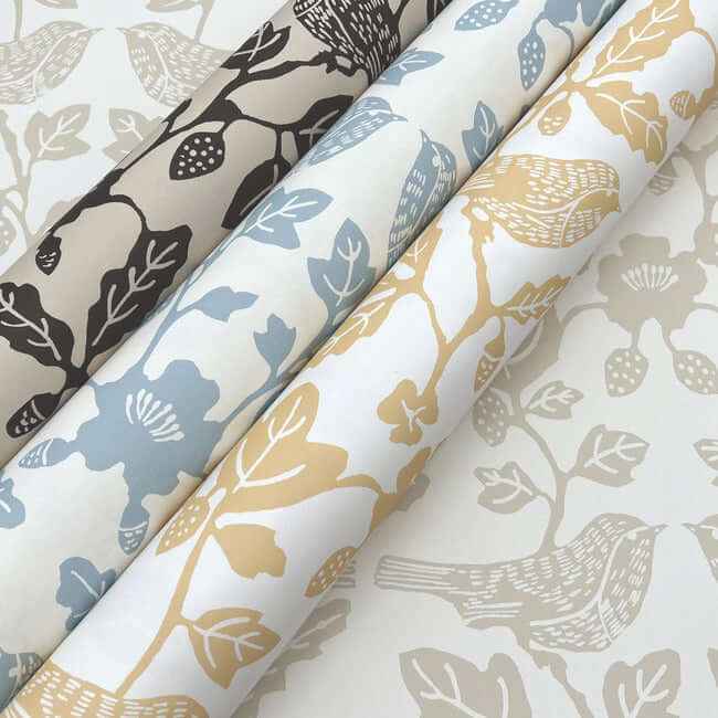 Sparrow & Oak Linen & Charcoal Peel & Stick Wallpaper - York Wallcoverings - PSW1442RL - York Wallcoverings Wallpaper