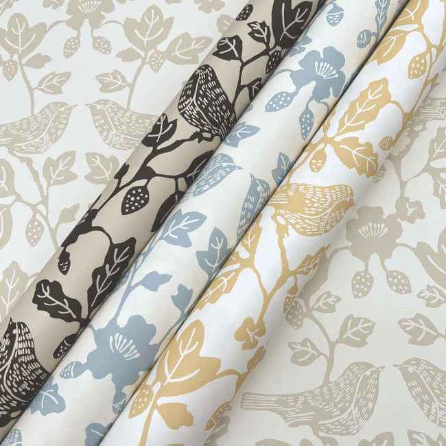 Sparrow & Oak Linen & Charcoal Peel & Stick Wallpaper - York Wallcoverings - PSW1442RL - York Wallcoverings Wallpaper