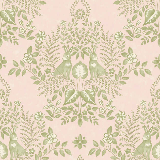 cottontail-toile-pink-chartreuse-peel-stick-wallpaper-york-wallcoverings-psw1432rl