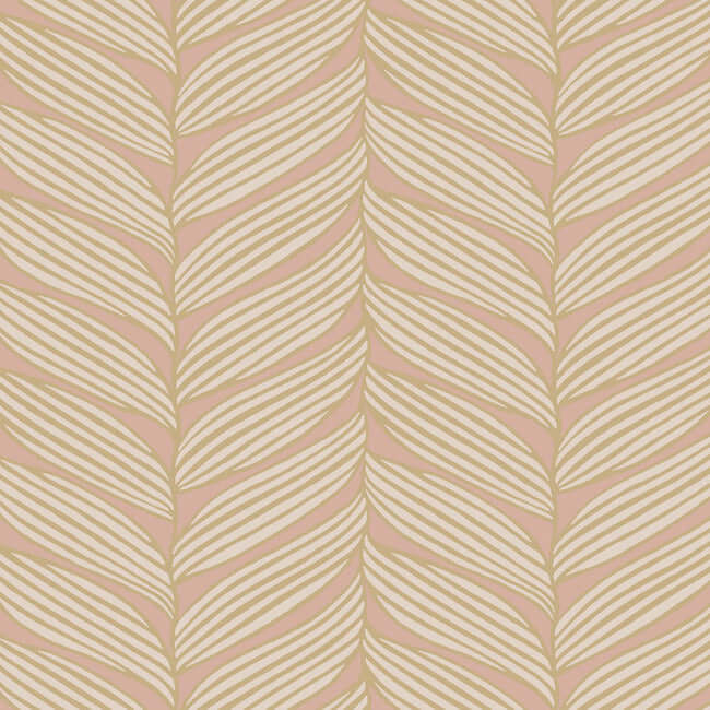 luminous-leaves-blush-gold-wallpaper-york-wallcoverings-md7161 - York Wallcoverings Wallpaper