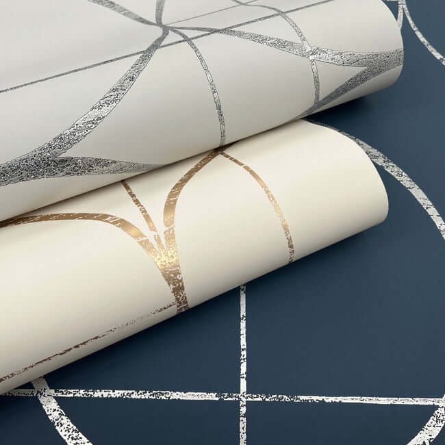 sun-circles-cream-gold-wallpaper-york-wallcoverings-md7202 - York Wallcoverings Wallpaper