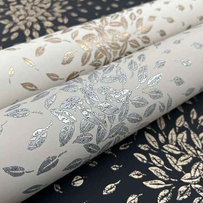 Petite Leaves Cream & Gold Wallpaper - York Wallcoverings - MD7103 - York Wallcoverings Wallpaper