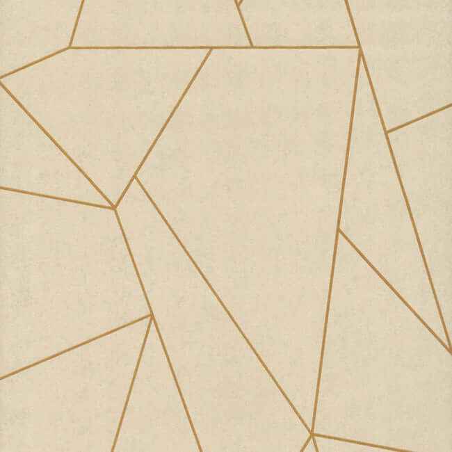 Nazca Almond & Gold Wallpaper - York Wallcoverings - NW3500 - York Wallcoverings Wallpaper
