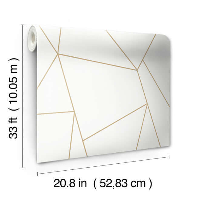nazca-white-gold-wallpaper-york-wallcoverings-md7182 - York Wallcoverings Wallpaper