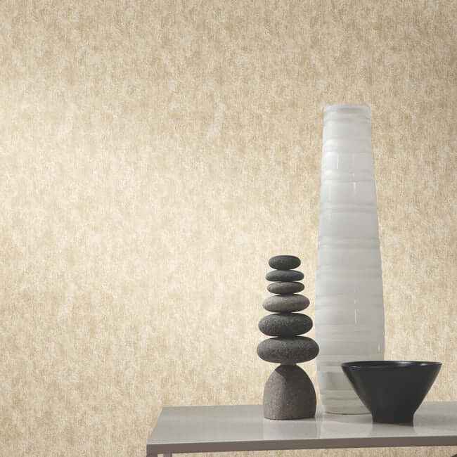 Shimmering Patina Beige & Brass Wallpaper - York Wallcoverings - WP-1157 - York Wallcoverings Wallpaper