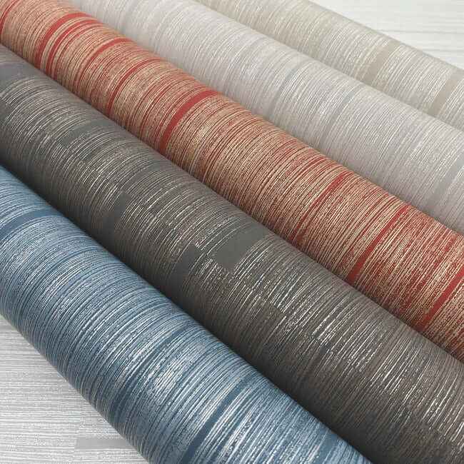Line Stripe Charcoal Wallpaper - York Wallcoverings - OI0661 - York Wallcoverings Wallpaper