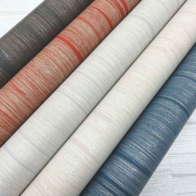 Line Stripe Charcoal Wallpaper - York Wallcoverings - OI0661 - York Wallcoverings Wallpaper