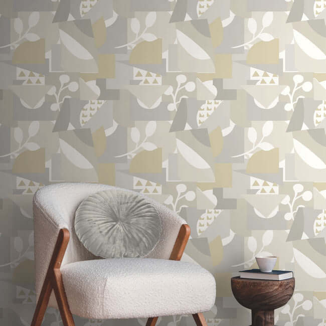 cut-outs-wallpaper-neutral-multi-york-wallcoverings-oi0672 - York Wallcoverings Wallpaper