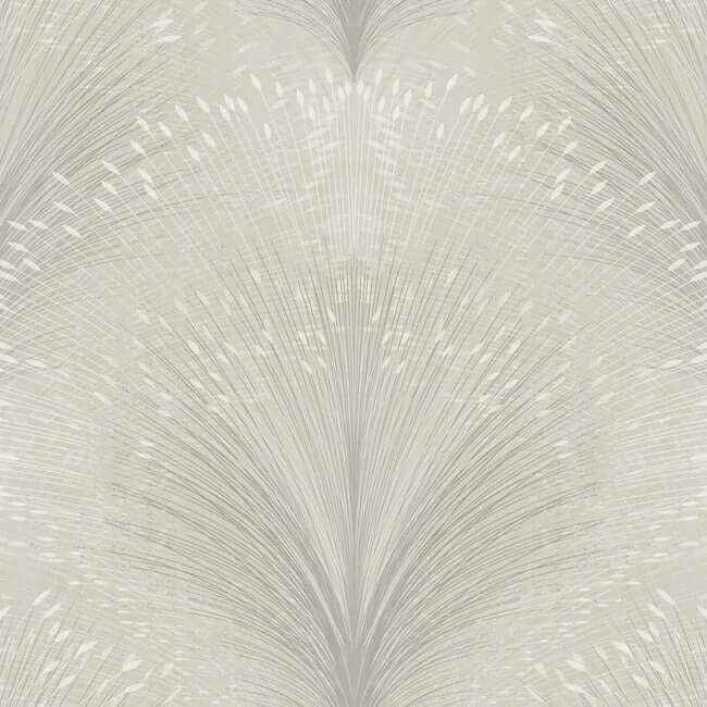 Papyrus Plume Grey Wallpaper - York Wallcoverings - OI0684 - York Wallcoverings Wallpaper