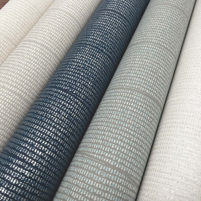 natural-grid-wallpaper-grayed-sky-york-wallcoverings-oi0693 - York Wallcoverings Wallpaper