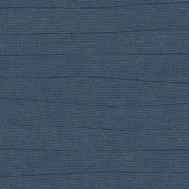Natural Grid Navy Wallpaper - York Wallcoverings - OI0694