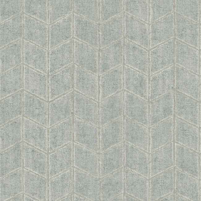 Flatiron Geometric Grey Sky Wallpaper - York Wallcoverings - OI0641 - York Wallcoverings Wallpaper