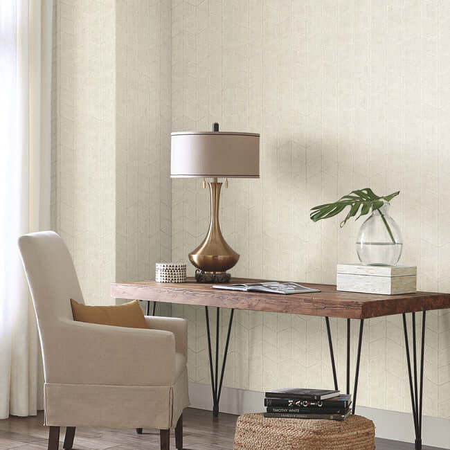 flatiron-geometric-wallpaper-oyster-york-wallcoverings-oi0642 - York Wallcoverings Wallpaper