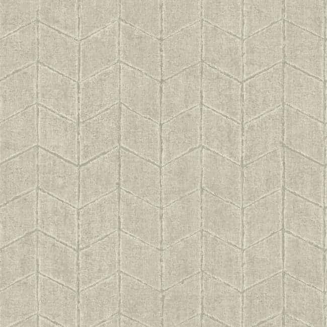 Flatiron Geometric Taupe Wallpaper - York Wallcoverings - OI0643