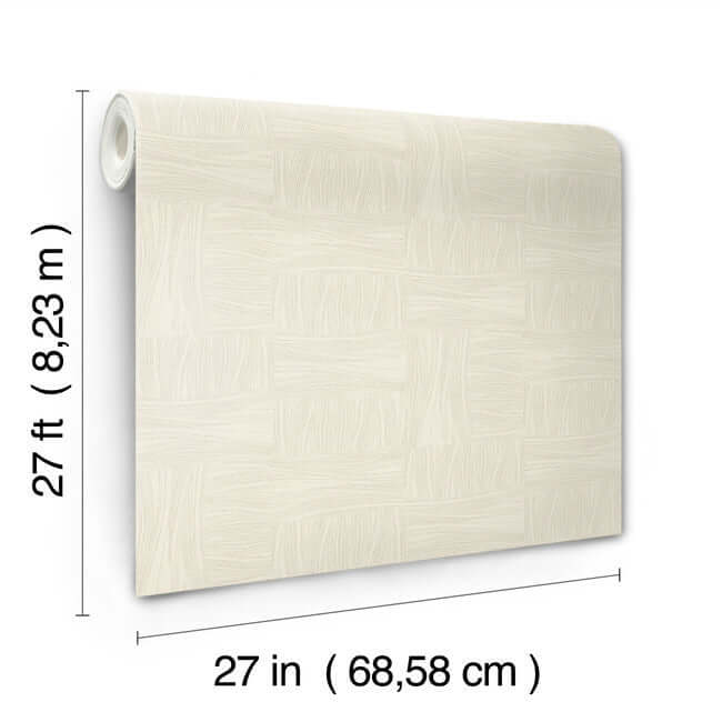 wicker-dot-wallpaper-beige-york-wallcoverings-oi0635 - York Wallcoverings Wallpaper