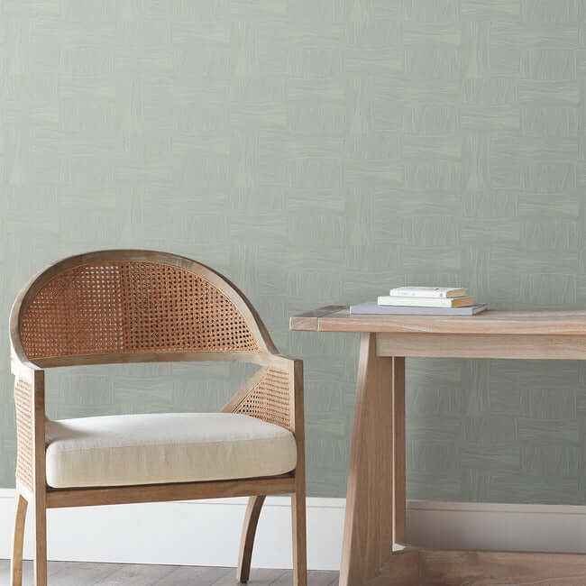 Wicker Dot Sage Wallpaper - York Wallcoverings - OI0631 - York Wallcoverings Wallpaper