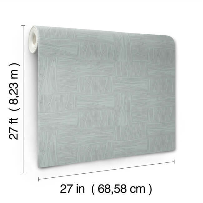 wicker-dot-wallpaper-slate-blue-york-wallcoverings-oi0634 - York Wallcoverings Wallpaper