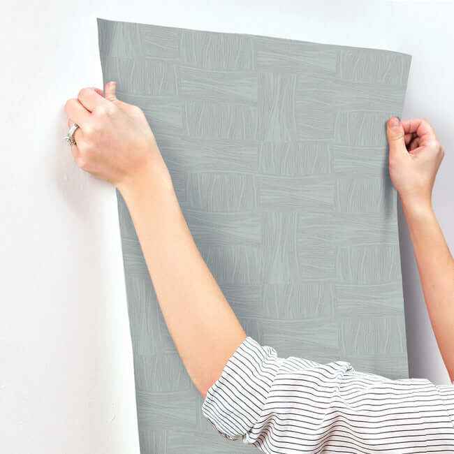 Wicker Dot Slate Blue Wallpaper - York Wallcoverings - OI0634 - York Wallcoverings Wallpaper