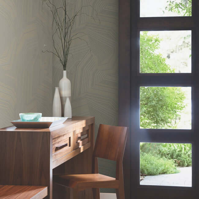 dotted-maze-wallpaper-glint-york-wallcoverings-oi0613 - York Wallcoverings Wallpaper
