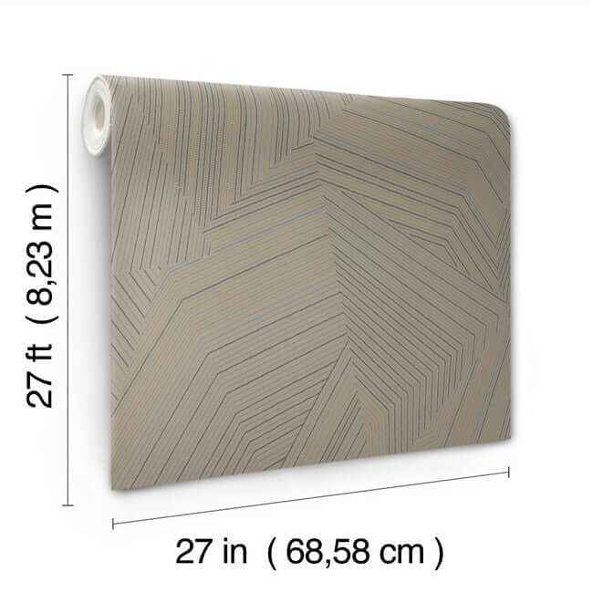 Dotted Maze Glint Wallpaper - York Wallcoverings - OI0613 - York Wallcoverings Wallpaper
