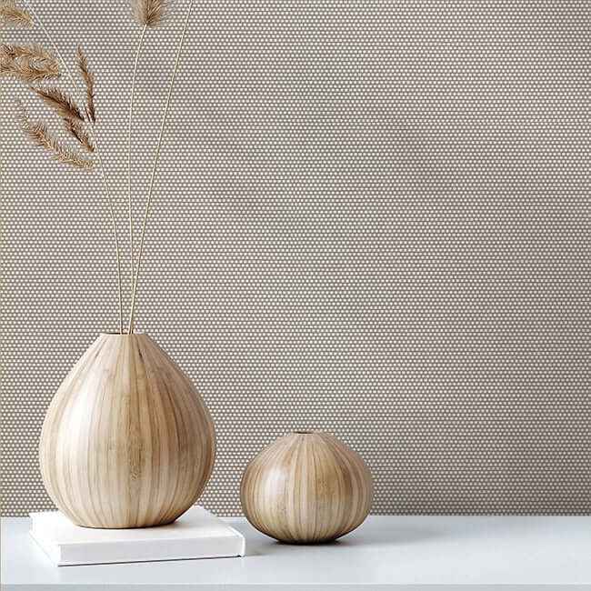 Varna Husky Grey Wallpaper - York Wallcoverings - HW3667R - York Wallcoverings Wallpaper