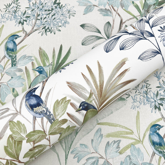 handpainted-songbird-peel-and-stick-wallpaper-turquiose-york-wallcoverings-psw1517rl